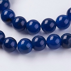 Natural Agate Beads Strands&nbsp;X-G-G583-8mm-12