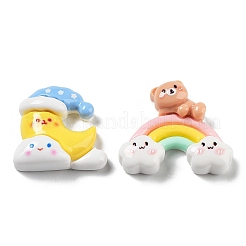 Opaque Resin Cabochons&nbsp;RESI-H155-08