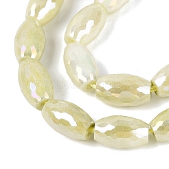 Anti-Tarnish Electroplate Glass Beads Strands&nbsp;EGLA-Q130-02A-07