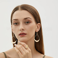 4 Pairs 4 Style Alloy Dangle Earrings for Women&nbsp;EJEW-FI0002-82