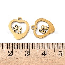 304 Stainless Steel Enamel Pendants&nbsp;STAS-I351-09G