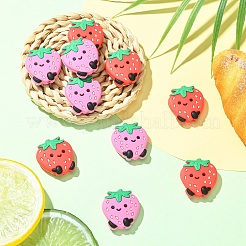 10Pcs 2 Colors Silicone Focal Beads&nbsp;SIL-YW0001-93
