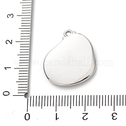 304 Stainless Steel Pendants&nbsp;STAS-G385-08GP