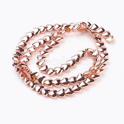 Electroplate Non-magnetic Synthetic Hematite Beads Strands&nbsp;G-G726-01RG