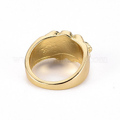 Alloy Enamel Wide Band Rings&nbsp;RJEW-N034-007E-RS