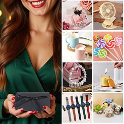 Folding Paper Gift Boxes with Ribbon&nbsp;CON-WH20001-11A-02
