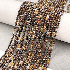 Natural Tiger Eye Beads Strands&nbsp;G-H003-B04-02