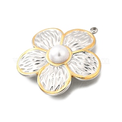 Flower 304 Stainless Steel Pendants&nbsp;STAS-M123-01PG