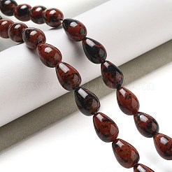 Natural Mahogany Obsidian  Beads Strands&nbsp;G-B106-A17-02