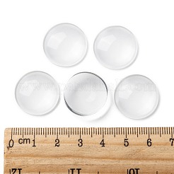 Transparent Glass Cabochons&nbsp;GGLA-R026-20mm