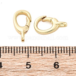 Brass Spring Gate Rings&nbsp;KK-J301-14G-01