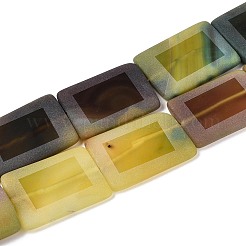 Dyed Natural Agate Beads Strands&nbsp;G-T144-25B-04