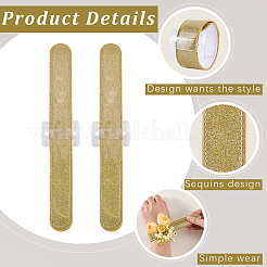 6Pcs Plastic Slap Bracelets&nbsp;BJEW-CN0001-18B