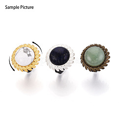 Adjustable Alloy & Iron Bezel Cup Ring Base with Rotatable Tray&nbsp;MAK-T012-11G