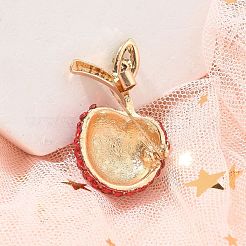 Apple Alloy Brooches&nbsp;JEWB-Q004-05KCG