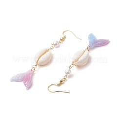 Shell Pearl Dangle Earrings&nbsp;EJEW-TA00626