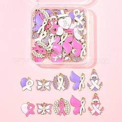 48Pcs 12 Styles Alloy Enamel Pendants&nbsp;FIND-FS0004-81