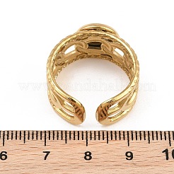 304 Stainless Steel Cuff Ring Components&nbsp;SA-CBA82C8-01B-G