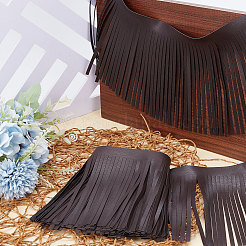 2 Meters PU Imitation Leather Tassels Trimming&nbsp;DIY-PH0010-44B-05