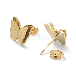 304 Stainless Steel Butterfly Stud Earrings & Finger Ring & Pendant Necklace&nbsp;SJEW-TZ0001-02