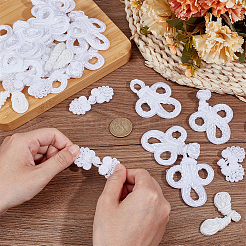 30 Pairs 3 Styles Handmade Chinese Frogs Knots Buttons Sets&nbsp;BUTT-DR0001-07