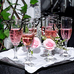 32Pcs 8 Styles Opaque Acrylic Wine Glass Cabochon&nbsp;OACR-SC0002-82A