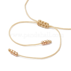 Adjustable Handmade MIYUKI Glass Seed Beads & Natural Agate Charm Bracelets&nbsp;BJEW-MZ00248-03