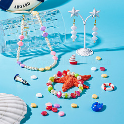 125Pcs 5 Colors ABS Plastic Beads&nbsp;KY-TA0001-33