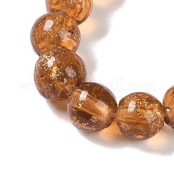 Handmade Gold Sand Lampwork Beads&nbsp;LAMP-Z009-01G