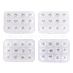 4Pcs 2 Styles DIY Earring Silicone Molds&nbsp;DIY-TADJ0001-17