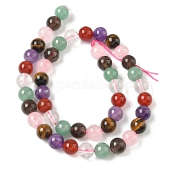 Natural Mixed Gemstone Beads Strands&nbsp;G-P574-A02-8mm