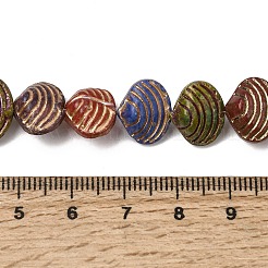 Baking Paint Glass Beads Strands&nbsp;GLAA-H042-04