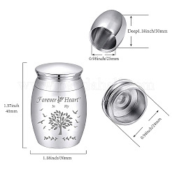 1Pc Alloy Cremation Urn&nbsp;AJEW-CN0001-69I