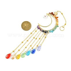 Teardrop Glass Pendant Decoration&nbsp;HJEW-JM02117
