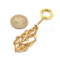 304 Stainless Steel Pouch Keychains&nbsp;HJEW-JM01300-03
