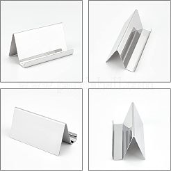 Stainless Steel Business Card Frame&nbsp;LS-ODIS-WH0008-37P