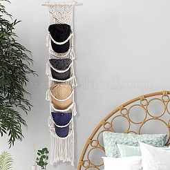 1Pc Cotton with Wood Wall Hat Hanger&nbsp;ODIS-PH0001-77