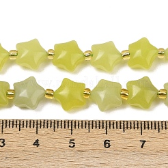 Natural Lemon Jade Beads Strands&nbsp;G-Z080-A14-10mm