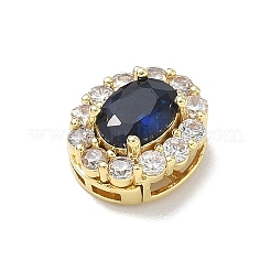 Brass Micro Pave Cubic Zirconia Pendants&nbsp;KK-A300-07G-02