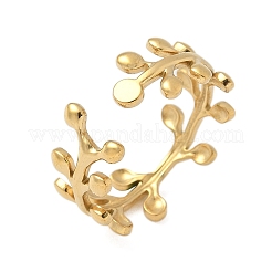 304 Stainless Steel Cuff Rings&nbsp;RJEW-P150-09G