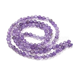 Grade A Natural Amethyst Beads Strands&nbsp;G-A129-3mm-E02