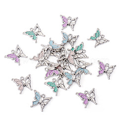 20Pcs 4 Colors Alloy Enamel Pendants&nbsp;ENAM-TA0003-29P