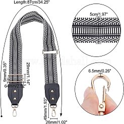 Polyester Bag Strap&nbsp;FIND-WH0064-84