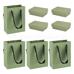 4Pcs Rectangle Paper Jewelry Display Cases&nbsp;CON-TA0001-39B-01