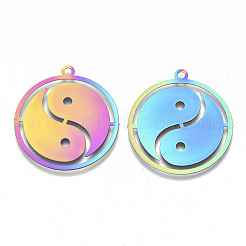 Feng Shui Ion Plating(IP) 201 Stainless Steel Pendants&nbsp;X-STAS-R114-006