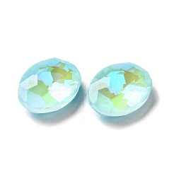 Mocha Fluorescent Style Glass Rhinestone Cabochons&nbsp;GGLA-M005-01A-202MK
