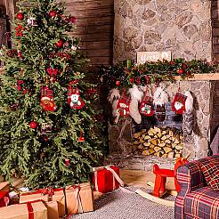 8Pcs Cloth Christmas Stockings Sets&nbsp;JX065A