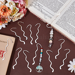 30Pcs Zinc Alloy Wavy Bookmarks&nbsp;FIND-UN0010-29
