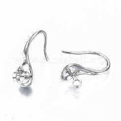 Brass Earring Hooks&nbsp;KK-S356-137P-NF