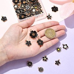 60Pcs 12 Styles Alloy Enamel Charms&nbsp;ENAM-CJ0006-40B
